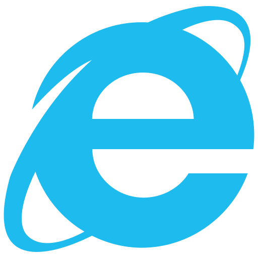 Internet Explorer 10 Browser Free Open-Source SVG Icon (Devicon Original)