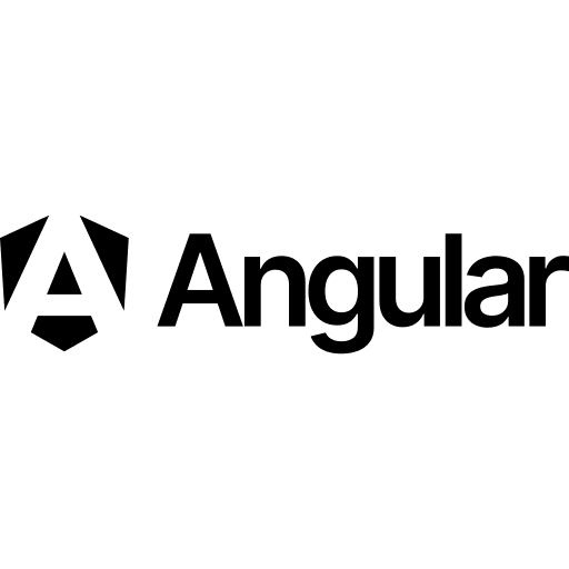 Angular Wordmark Free Open-Source SVG Icon (Devicon Plain)