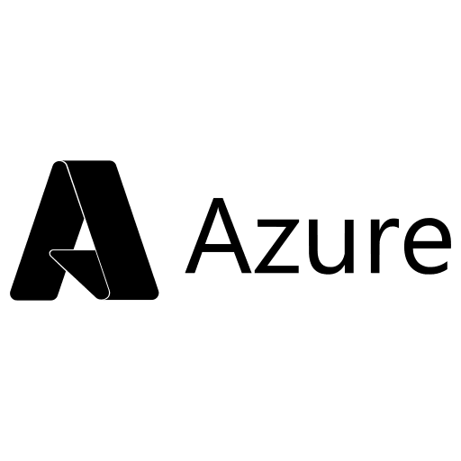 Azure Wordmark Free Open-Source SVG Icon (Devicon Plain)