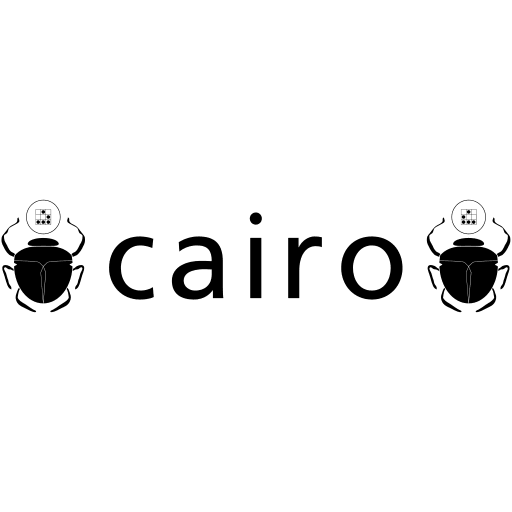 Cairo Wordmark Free Open-Source SVG Icon (Devicon Plain)