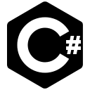 C# Programming Language Free Open-Source SVG Icon