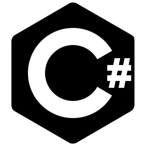 C# Programming Language Free Open-Source SVG Icon (Devicon Plain)