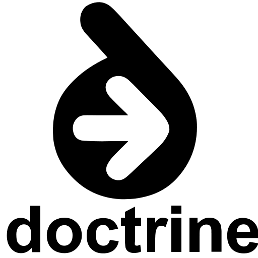 Doctrine Wordmark Free Open-Source SVG Icon (Devicon Plain)