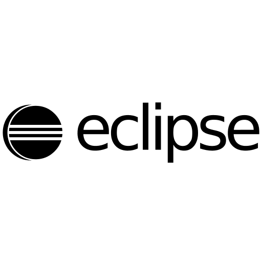 Eclipse Wordmark Free Open-Source SVG Icon (Devicon Plain)