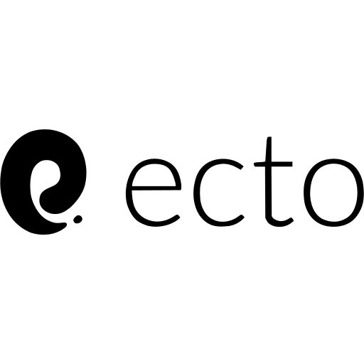 Ecto Wordmark Free Open-Source SVG Icon (Devicon Plain)