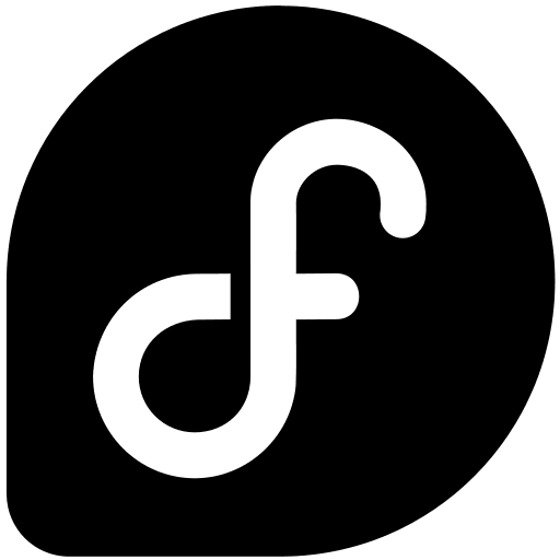 Fedora Operating System (Plain) Free Open-Source SVG Icon (Devicon Plain)