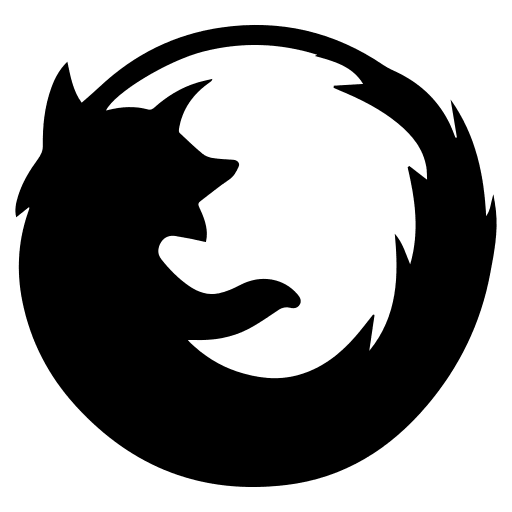 Firefox Web Browser Free Open-Source SVG Icon (Devicon Plain)