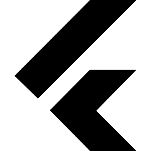 Flutter Framework Free Open-Source SVG Icon (Devicon Plain)