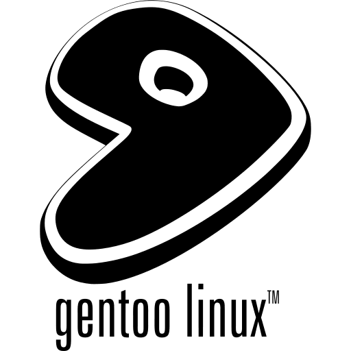 Gentoo Wordmark Free Open-Source SVG Icon (Devicon Plain)