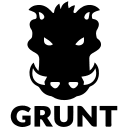 Grunt Wordmark Free Open-Source SVG Icon