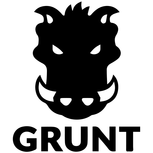 Grunt Wordmark Free Open-Source SVG Icon (Devicon Plain)