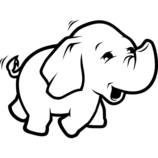 Hadoop Framework Free Open-Source SVG Icon (Devicon Plain)