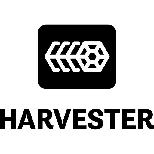 Harvester Wordmark Free Open-Source SVG Icon (Devicon Plain)