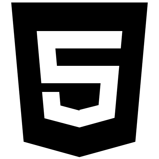 HTML5 Web Language (Plain) Free Open-Source SVG Icon (Devicon Plain)