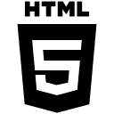 HTML5 Wordmark (Plain) Free Open-Source SVG Icon