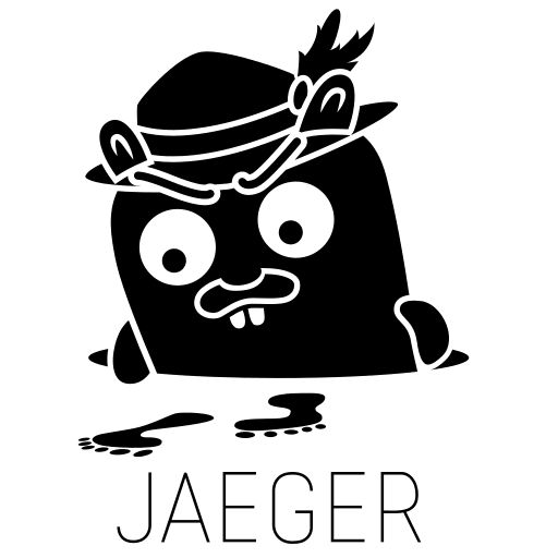 Jaeger Tracing Wordmark Free Open-Source SVG Icon (Devicon Plain)