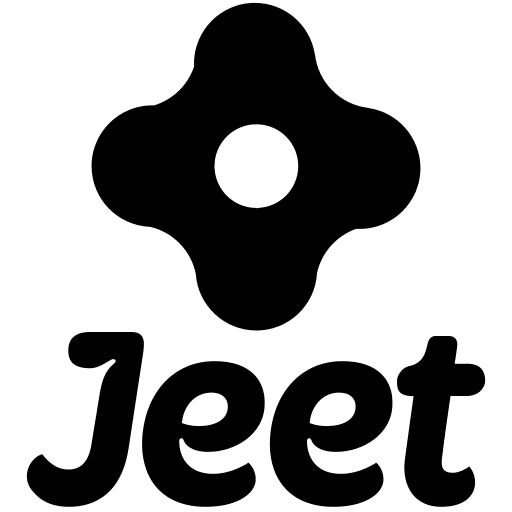 Jeet Wordmark Free Open-Source SVG Icon (Devicon Plain)