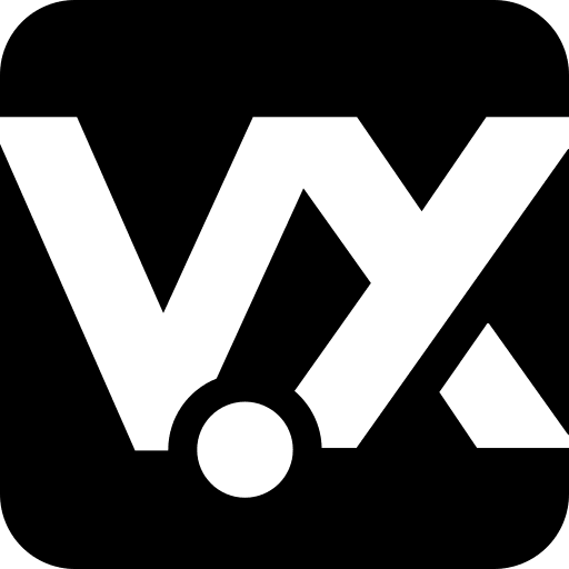 Vert.x Framework Free Open-Source SVG Icon (Devicon Plain)