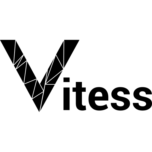 Vitess Wordmark Free Open-Source SVG Icon (Devicon Plain)