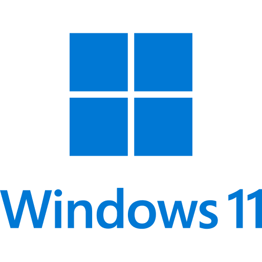 Windows 11 Wordmark Free Open-Source SVG Icon (Devicon)