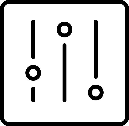 Adjustments Settings Free Open-Source SVG Icon (Elegant)