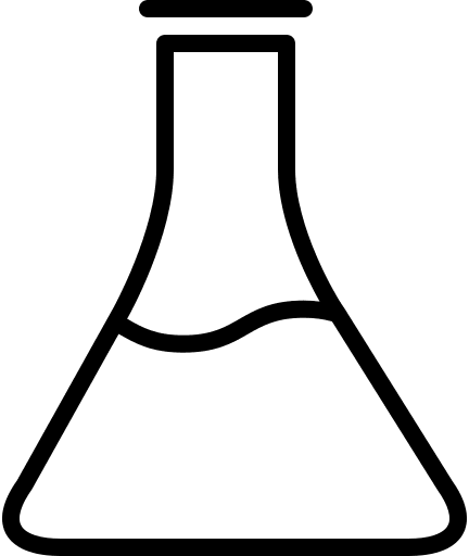 Laboratory Beaker (Elegant) Free Open-Source SVG Icon (Elegant)