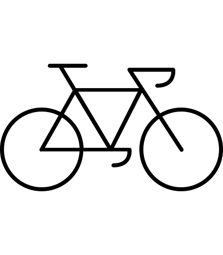 Bike (Elegant) Free Open-Source SVG Icon (Elegant)