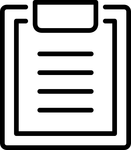 Clipboard Document Holder Free Open-Source SVG Icon (Elegant)