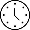 Clock (Elegant) Free Open-Source SVG Icon