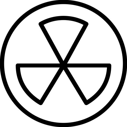 Hazardous Material Symbol Free Open-Source SVG Icon (Elegant)