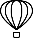 Hot Air Balloon Free Open-Source SVG Icon