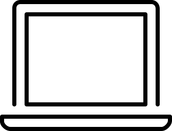 Laptop Computer (Elegant) Free Open-Source SVG Icon (Elegant)