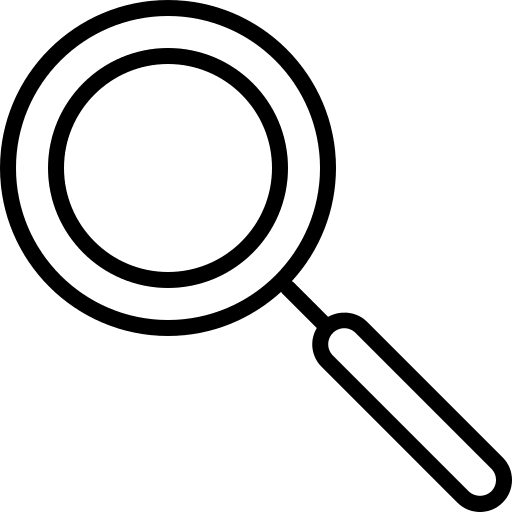 Magnifying Glass (Elegant) Free Open-Source SVG Icon (Elegant)