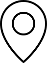 Map Pin Marker (Elegant) Free Open-Source SVG Icon