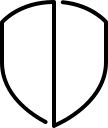 Shield Symbol (Elegant) Free Open-Source SVG Icon