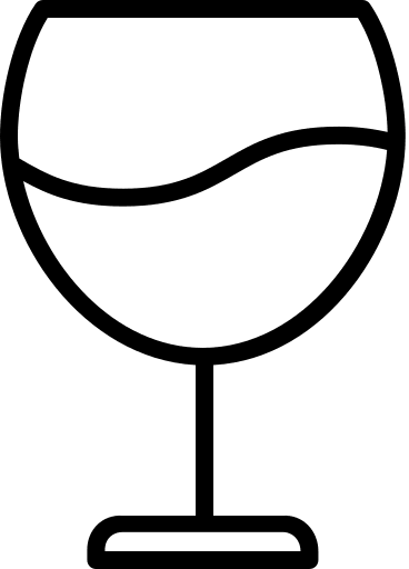 Wine Glass (Elegant) Free Open-Source SVG Icon (Elegant)