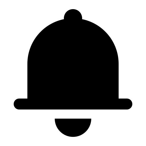 Filled Bell Notification Free Open-Source SVG Icon (Element Plus)