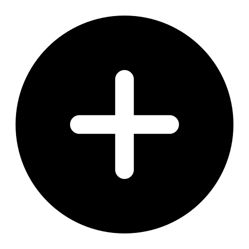 Filled Circle Plus Symbol (Element Plus) Free Open-Source SVG Icon (Element Plus)