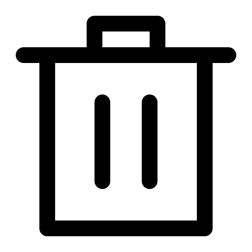 Delete Action Free Open-Source SVG Icon (Element Plus)