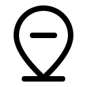 Location Deletion Free Open-Source SVG Icon