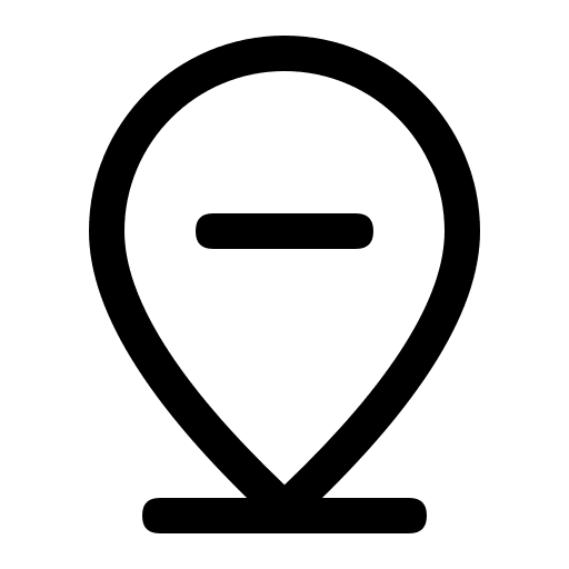 Location Deletion Free Open-Source SVG Icon (Element Plus)