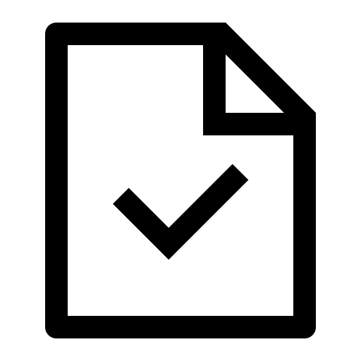 Document Checked Confirmation Free Open-Source SVG Icon (Element Plus)