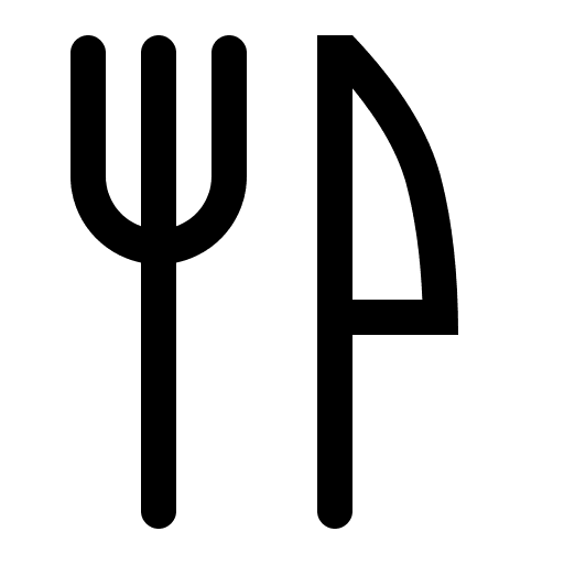 Knife and Fork Dining Utensils Free Open-Source SVG Icon (Element Plus)