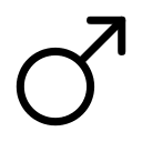 Male Gender Symbol Free Open-Source SVG Icon