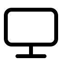 Computer Monitor Display Free Open-Source SVG Icon