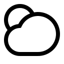 Partly Cloudy Weather Free Open-Source SVG Icon