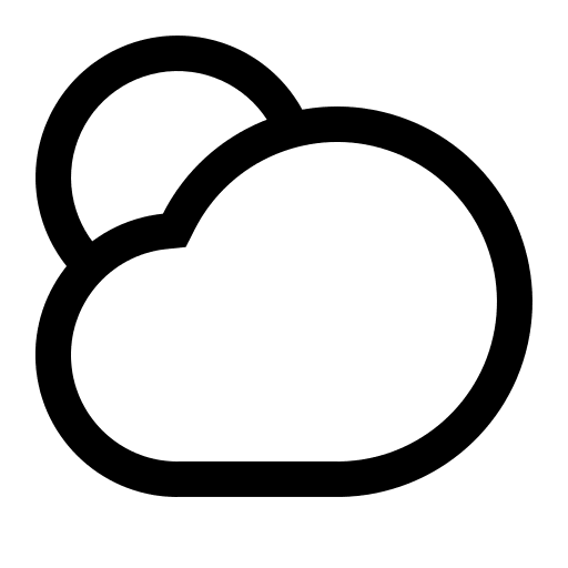 Partly Cloudy Weather Free Open-Source SVG Icon (Element Plus)