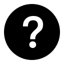 Filled Question Mark Free Open-Source SVG Icon