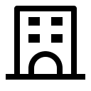 School Building Free Open-Source SVG Icon