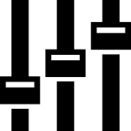 Alternative Adjustment Controls Free Open-Source SVG Icon